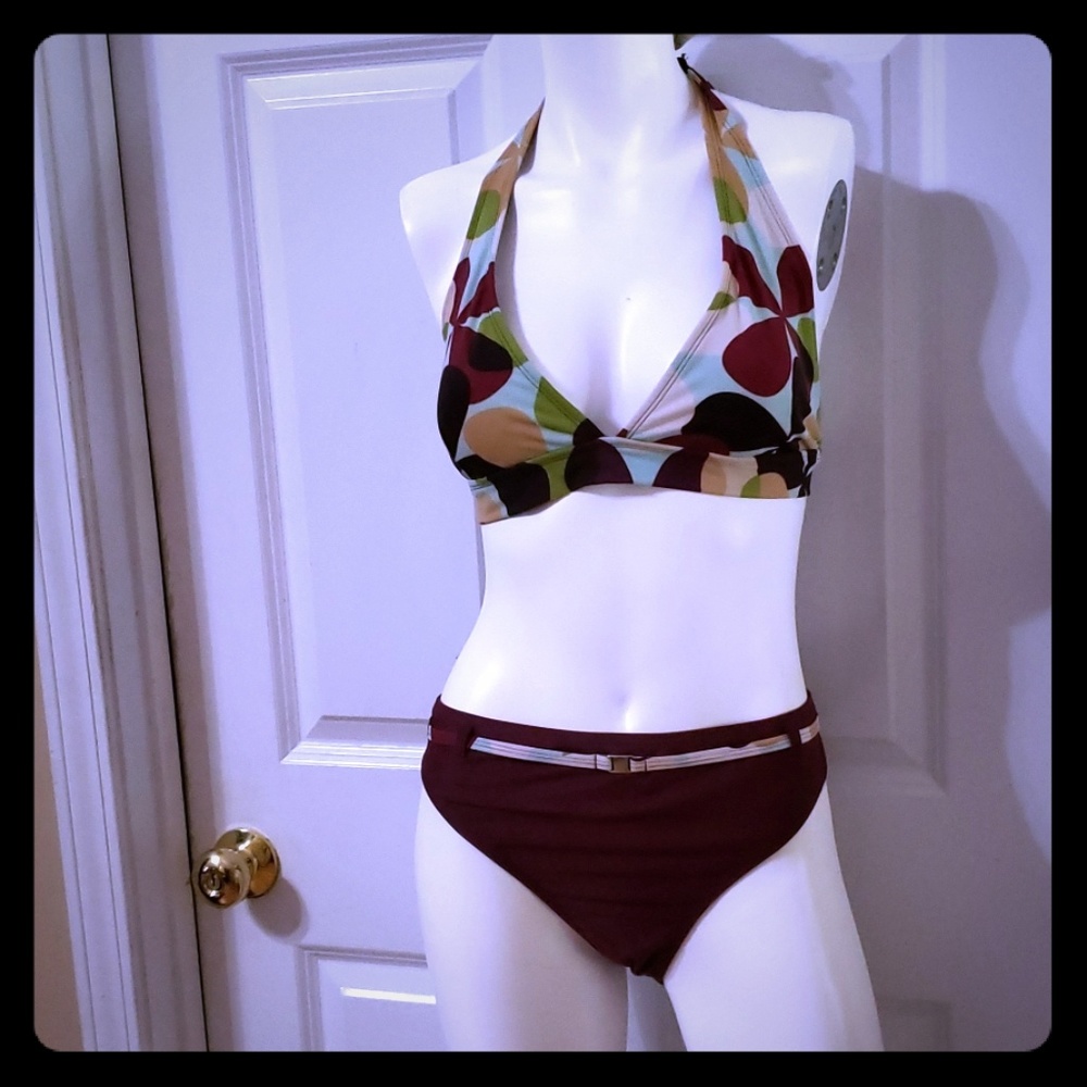 Floral bikini XL